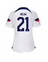 Yhdysvallat Timothy Weah #21 Kotipaita Naisten MM-kisat 2022 Lyhythihainen